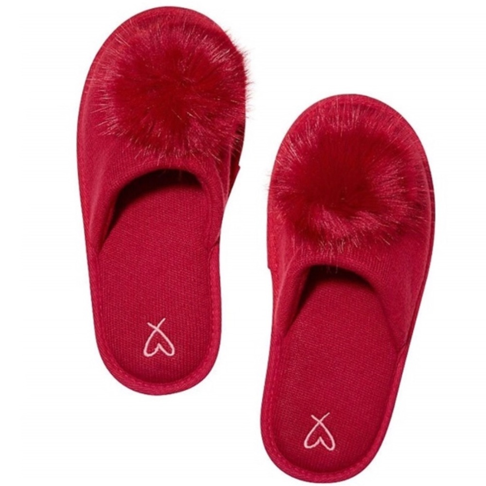PINK Victoria's Secret Pom Pom Pretty Slipper